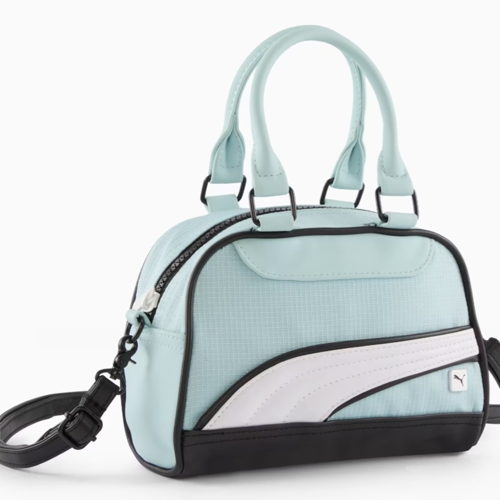 Puma Blue and Black Mini Bag with Athletic Flair